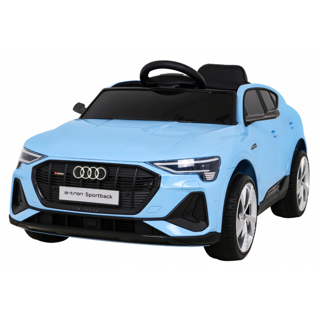 Vienvietīgs elektromobilis, Audi E-Tron Sportback,  zils