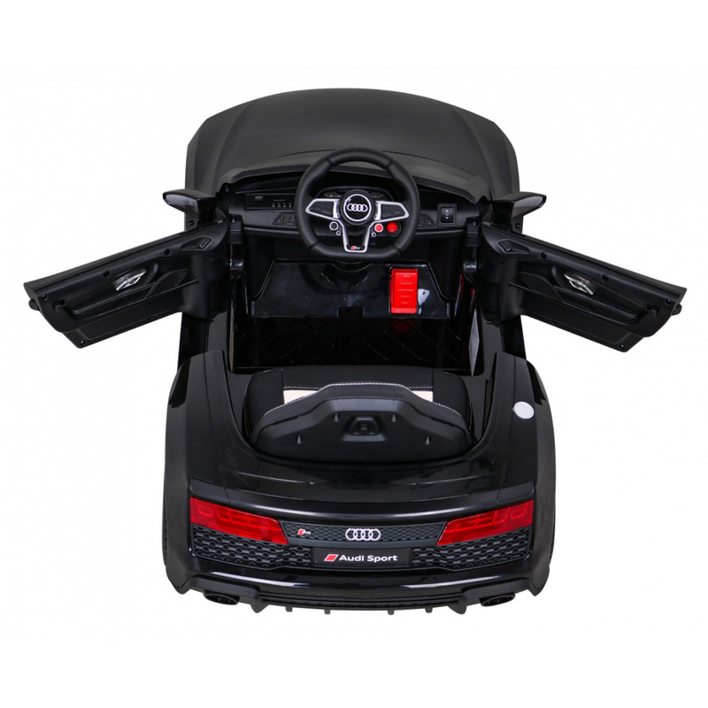 Vienvietīgs elektromobilis Audi R8 LIFT, melns