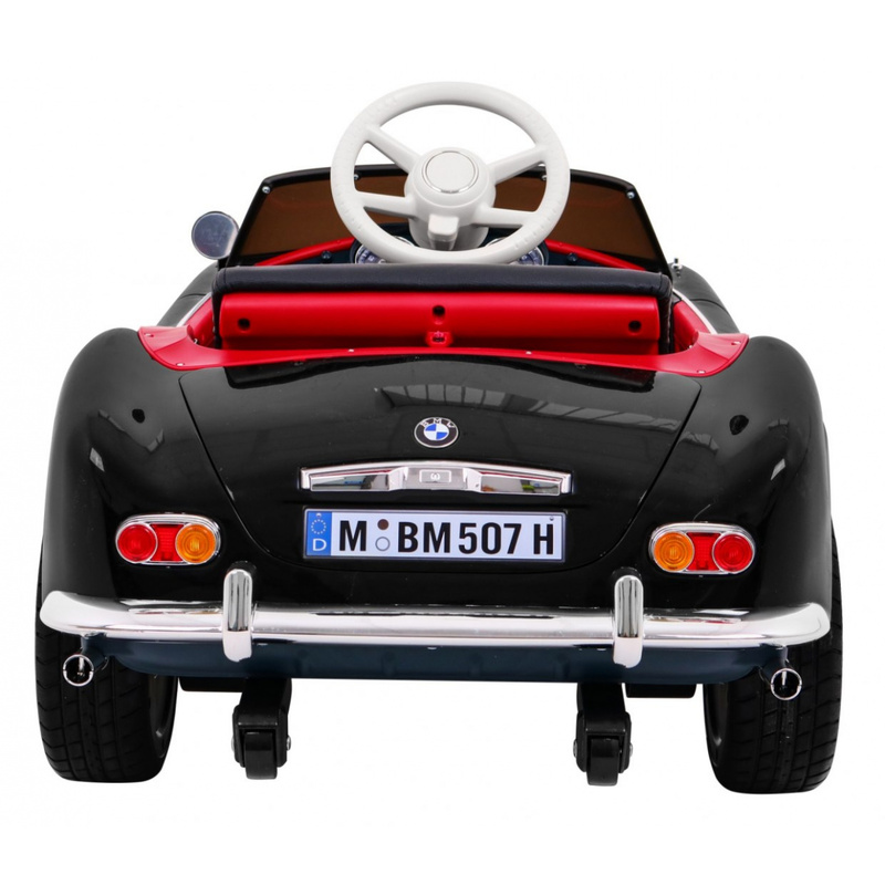BMW 507 Retro vienvietīgs elektromobilis, melns
