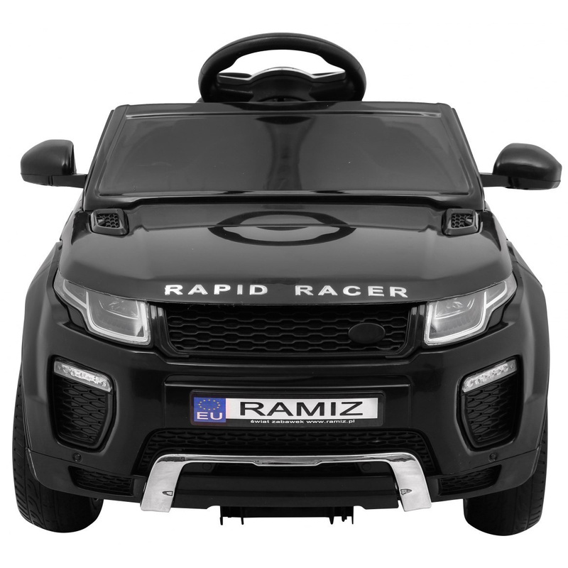 Vienvietīgs elektromobilis Rapid Racer, melns