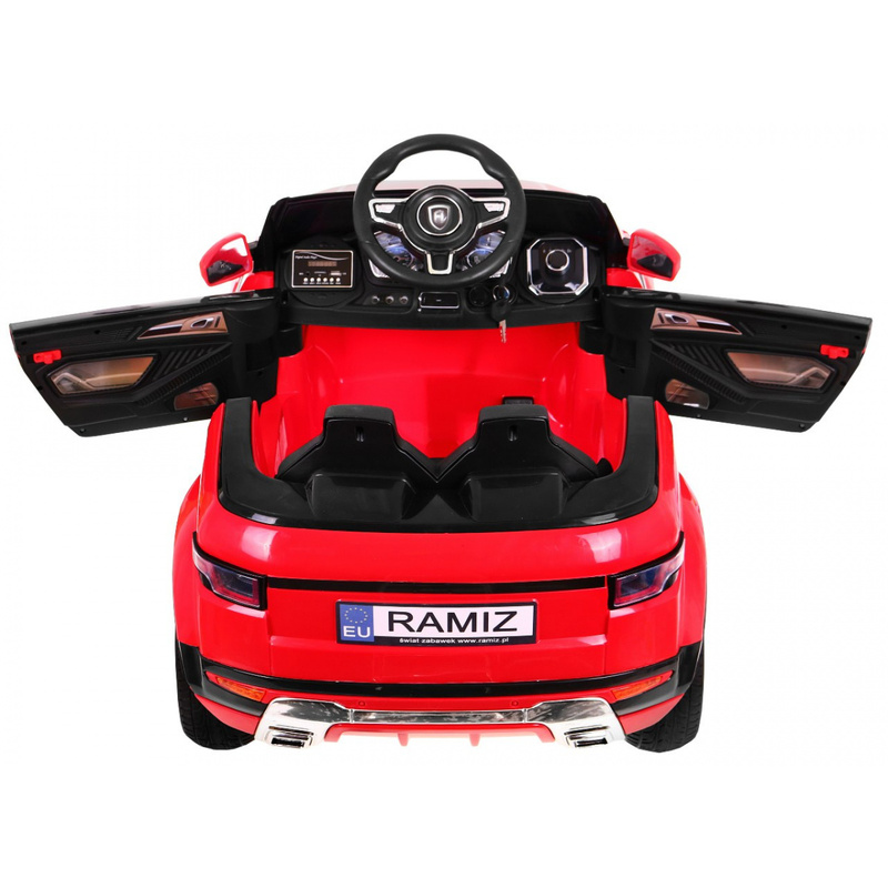  Vienvietīgs elektromobilis Rapid Racer, sarkans
