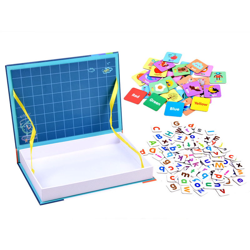 Ābeces komplekts - magnētiska puzle ar kastīti