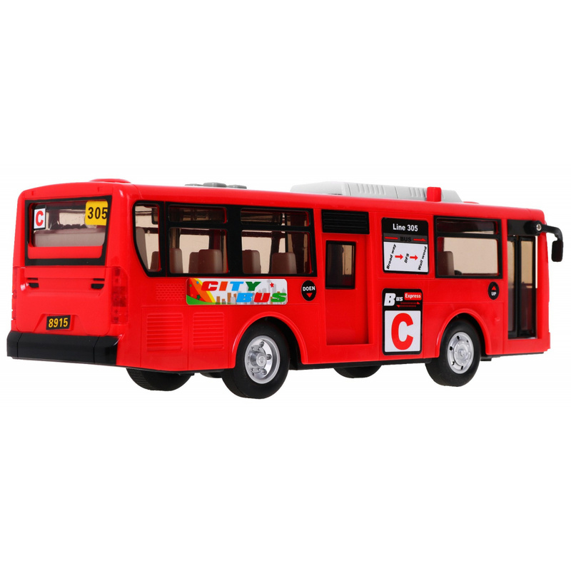 Rotaļlietu skolas autobuss "Blue Gimbus", sarkans