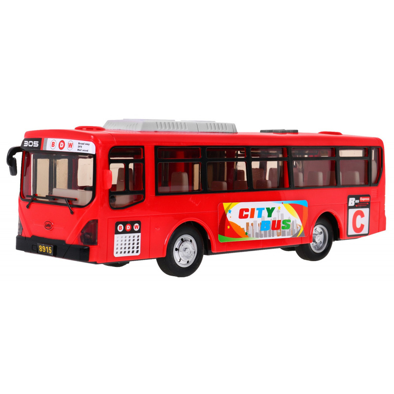 Rotaļlietu skolas autobuss "Blue Gimbus", sarkans