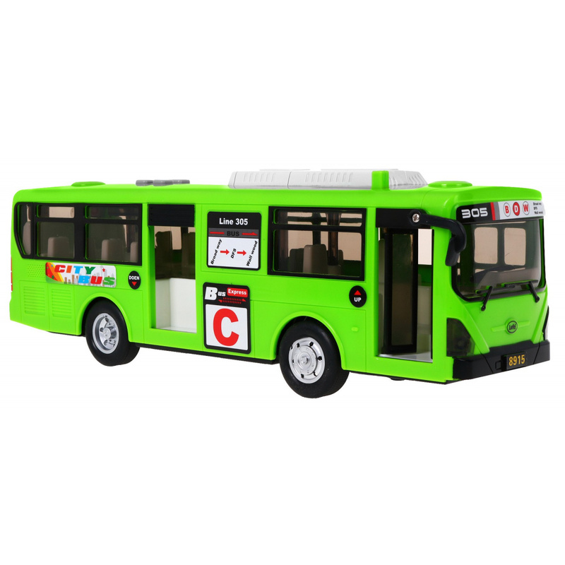 Rotaļlietu skolas autobuss "Blue Gimbus", zaļš