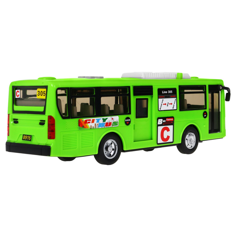 Rotaļlietu skolas autobuss "Blue Gimbus", zaļš