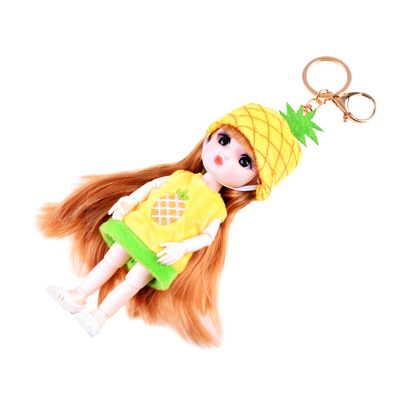 Atslēgu piekariņš - augļu lelle, ananāss