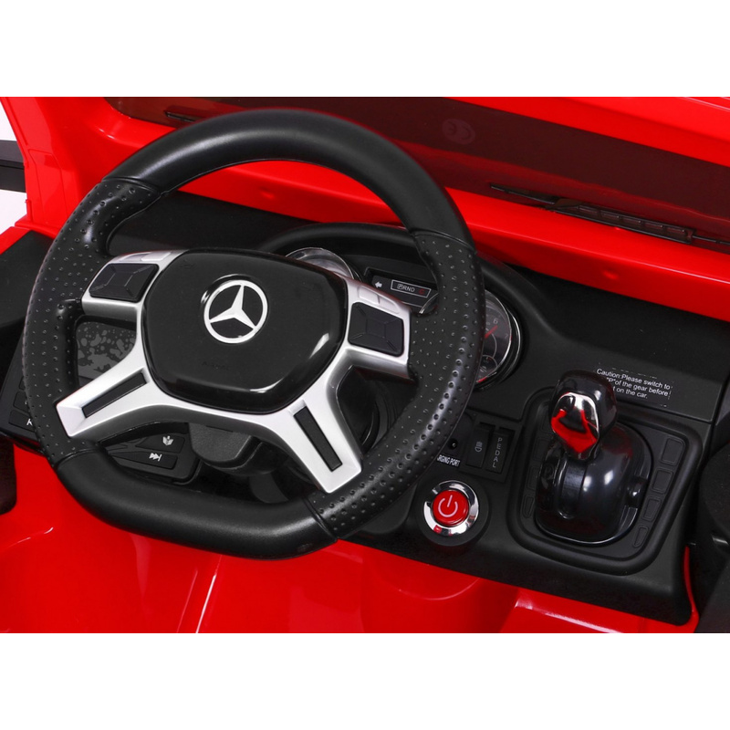 Vienvietīgs elektromobilis Mercedes G63 6x6, sarkans