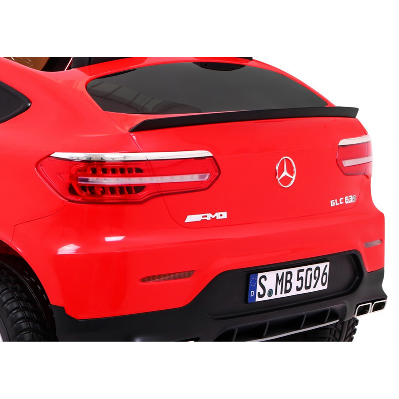 Bērnu elektromobilis "Mercedes GLC 63S", sarkans