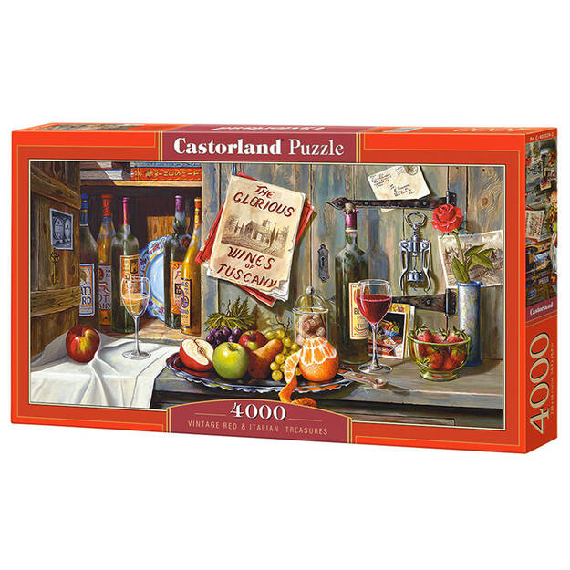 Castorland Vintage Red & Italian Treasures Puzzle, 4000 daļu