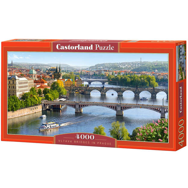 Puzle Castorland Bridges in Prague, 4000 daļu.