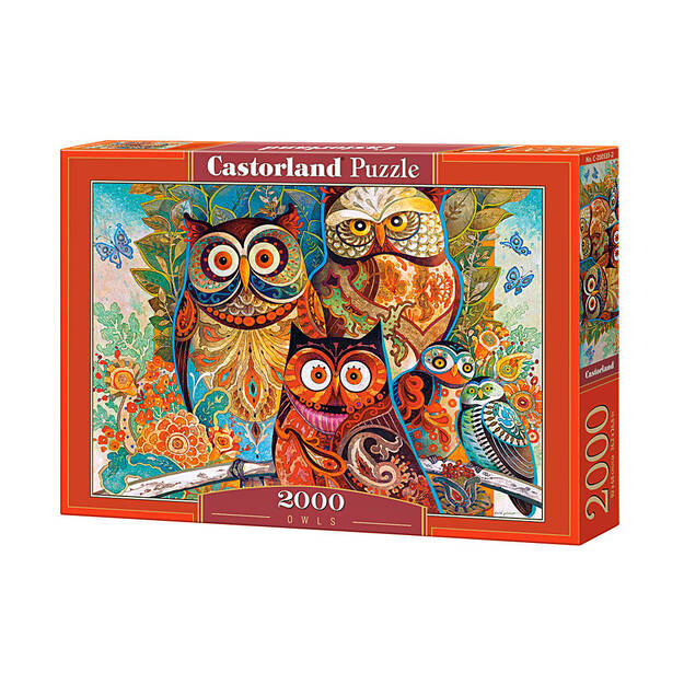 Puzle Castorland Owls, 2000 daļas.
