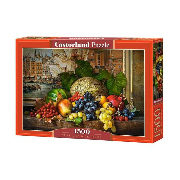 Puzle Castorland Still Life with Fruits, 1500 daļu