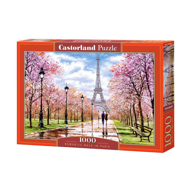 Puzle Castorland Romantic Walk in Paris, 1000 daļu