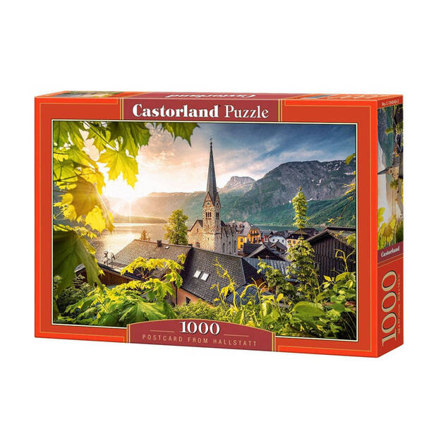 Puzle Castorland Postcard from Hallstatt, 1000 daļās.