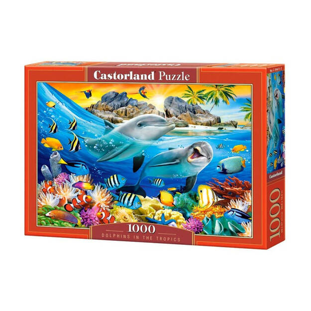 Puzle Castorland Dolphins in the Tropics, 1000 daļas