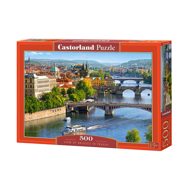 Puzle Castorland View of Bridges in Prague, 500 daļas.