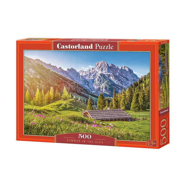 Puzle Castorland Summer in the Alps, 500 daļu.