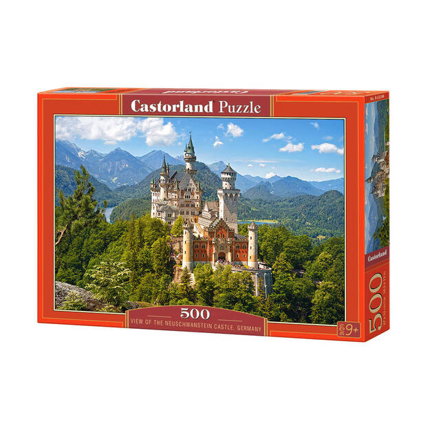 Puzle Castorland View of the Neuschwanstein Castle, 500 daļās.