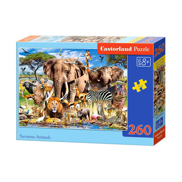 Puzle Castorland Savanna Animals, 260 daļas
