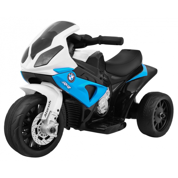 Bērnu motocikls trīsritenis BMW S1000 RR MINI, zils
