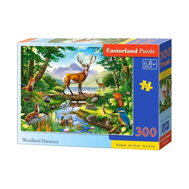 Castorland Woodland Harmony Puzzle, 300 gabaliņi
