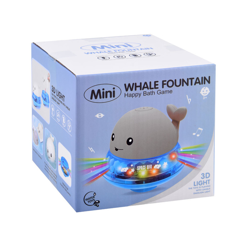 Interaktīvā rotaļlieta - Laimīgais valis, pelēks