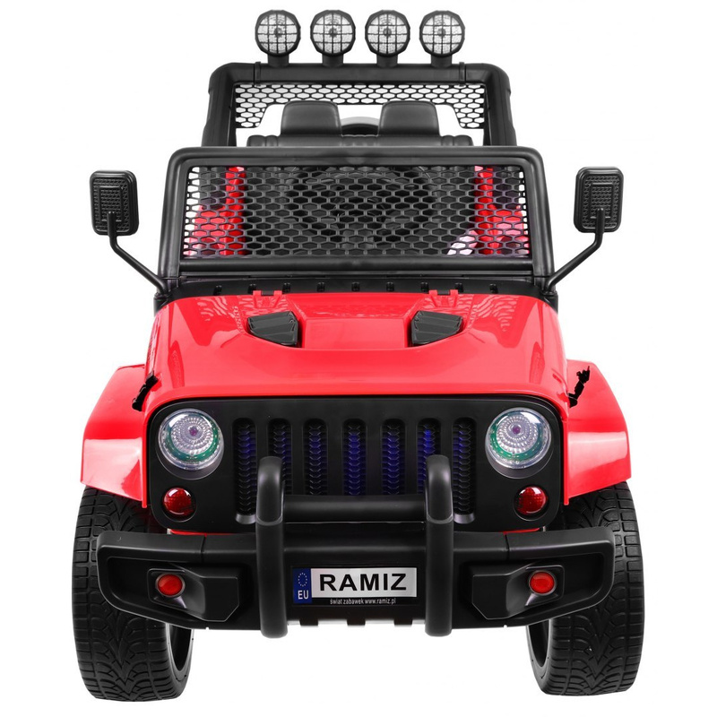 Bērnu elektromobilis "Raptor DRIFTER 4x4", sarkans