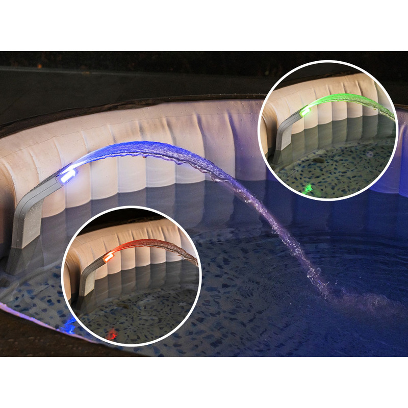 Papildaprīkojums Lay-Z-Spa burbuļvannai - LED ūdenskritums