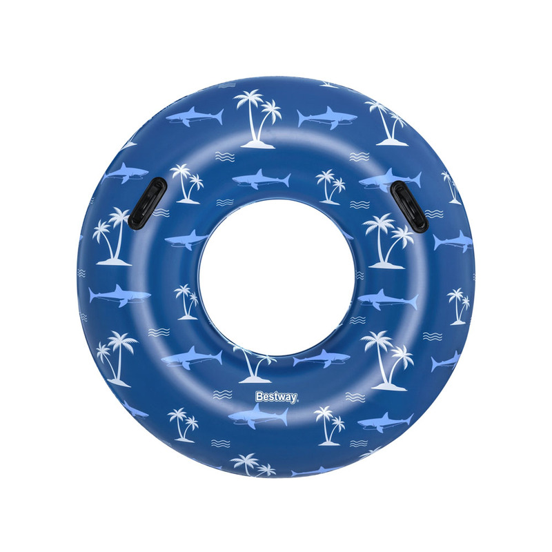 Bestway Piepūšamais peldēšanas ritenis, 119 cm, zils