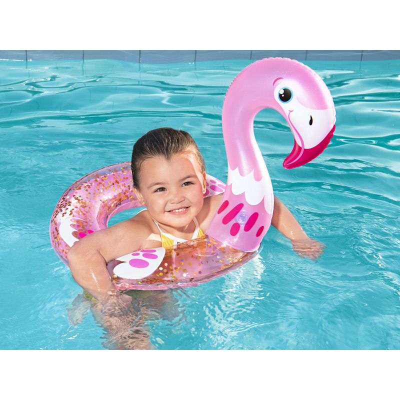 Piepūšamais peldēšanas ritenis - Flamingo, 61cm