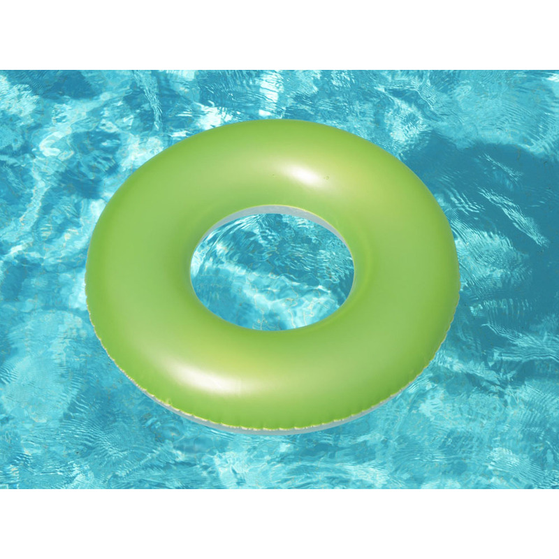 Bestway Piepūšamais peldēšanas ritenis, 76 cm, zaļš