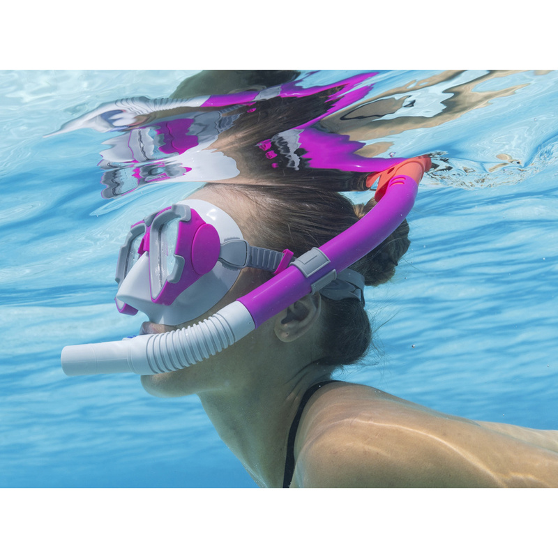 Bestway Dominator snorkel, rozā krāsā