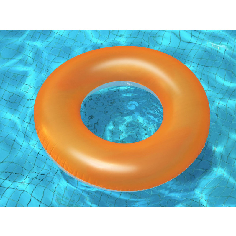 Bestway Piepūšamais peldēšanas ritenis, 91cm, oranžs