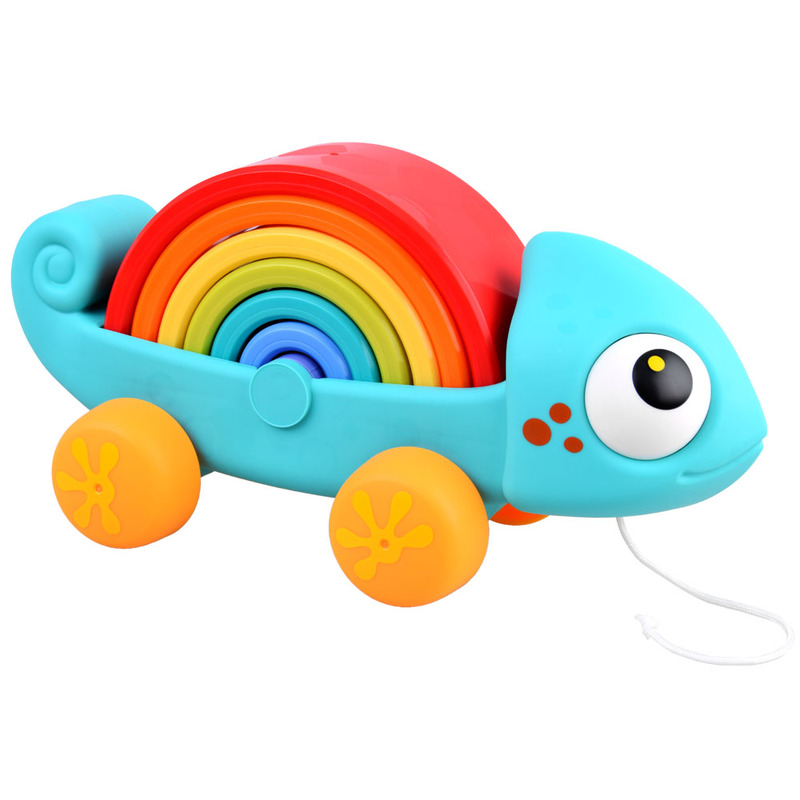 Montessori puzle, varavīksnes hameleons