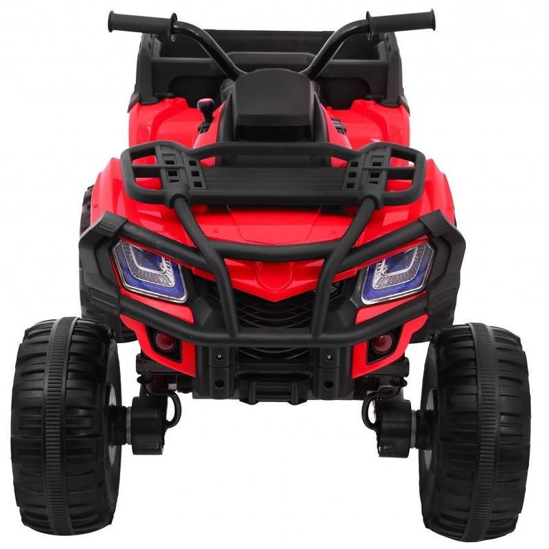 Quad XL ATV ar bagāžas plauktu, sarkans