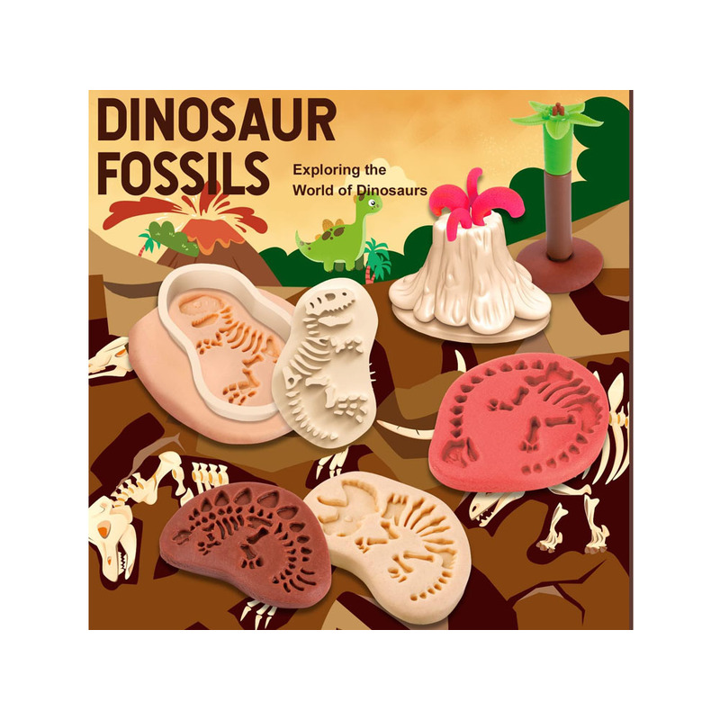 Plastilīna komplekts - Dinozauru fosilijas