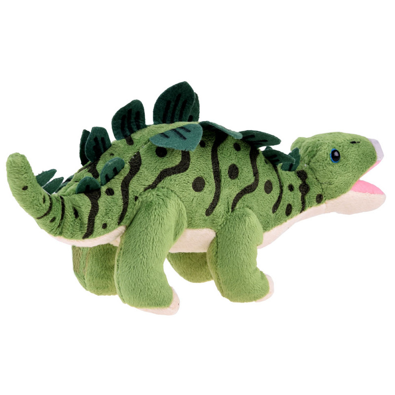 Dinozauru plīša rotaļlieta, zaļa, 30cm