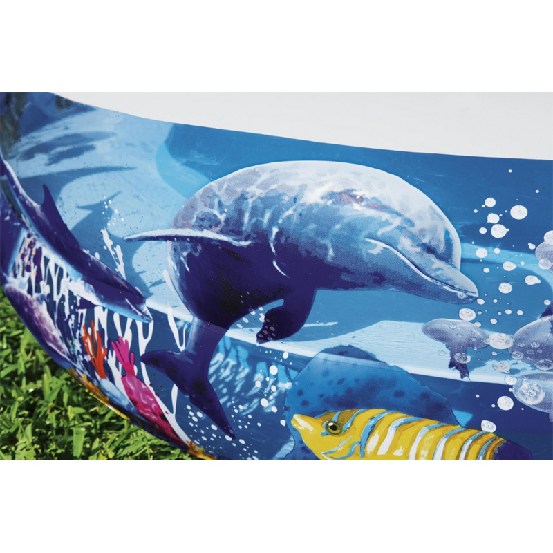 Bestway piepūšamais baseins ar jūras dzīvniekiem, 262 x 157 x 46 cm