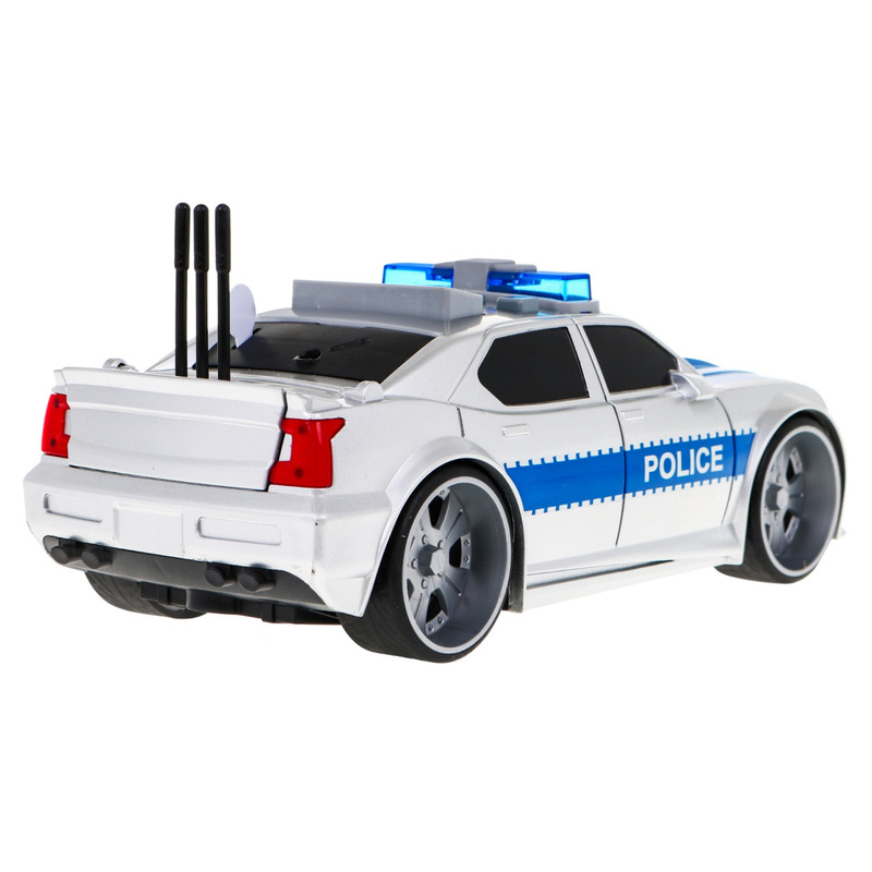 Policijas automašīna ar skaņas un gaismas efektiem