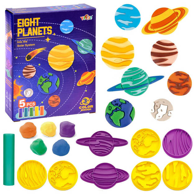 Izglītojošs plastmasas komplekts - planētas