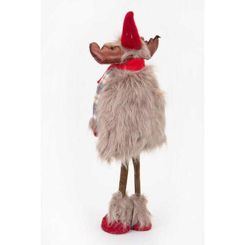 Ziemassvētku rotājums - Plīša ziemeļbriedis, 67 cm