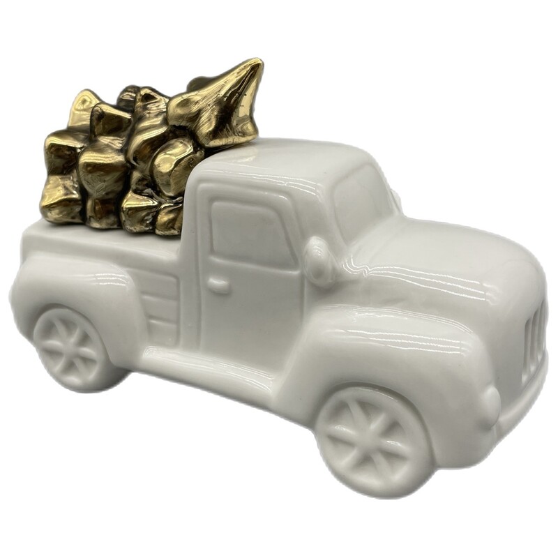 Ziemassvētku dekoratīvais auto ar eglīti