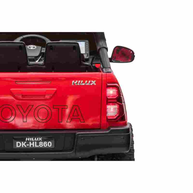 Toyota Hillux vienvietīgs elektromobilis, sarkans