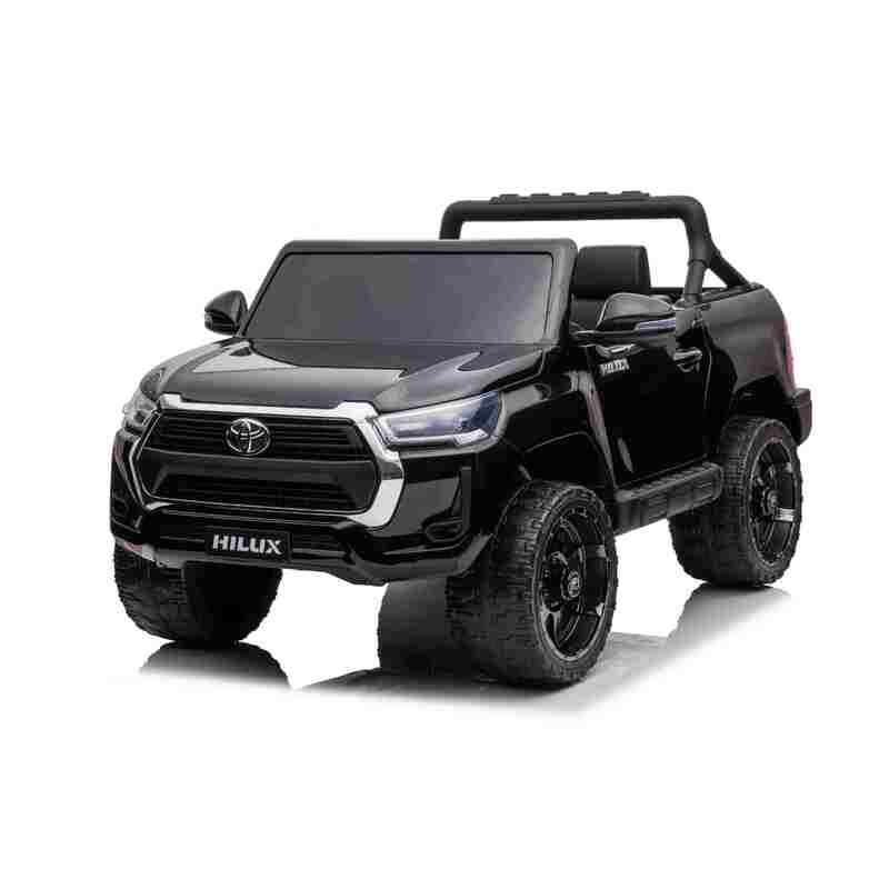 Toyota Hilux vienvietīgs elektromobilis, melns