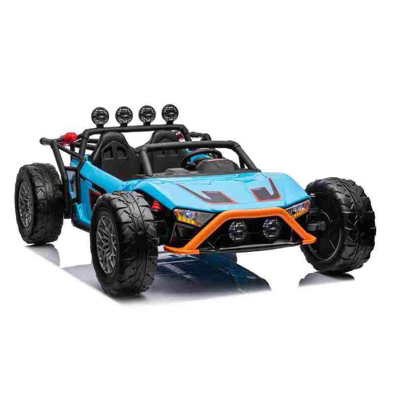 Buggy Racing 5 divvietīgs elektromobilis, zils