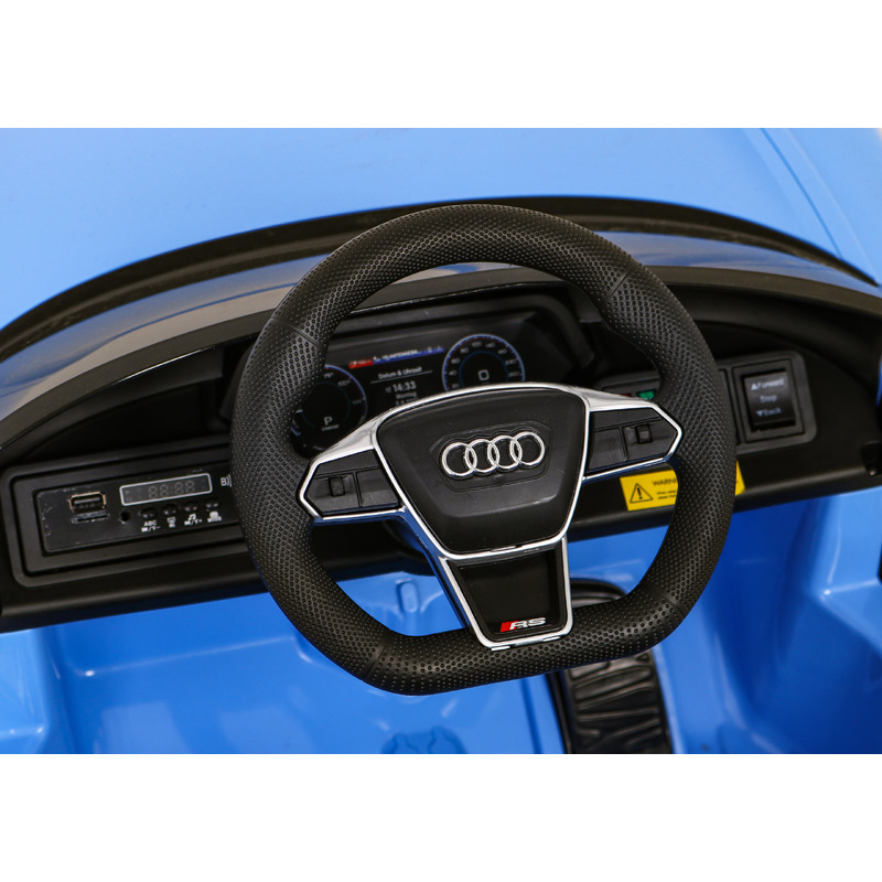 Audi RS E-Tron G vienvietīgs elektromobilis, zils