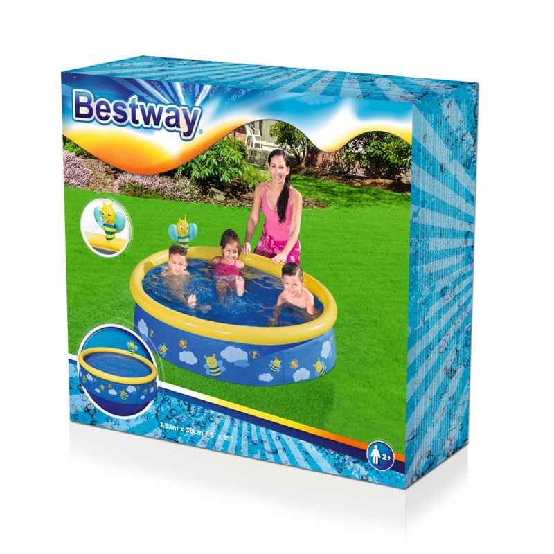 Bestway bērnu baseins ar smidzināšanas sprauslu, 152x38