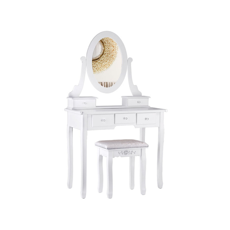 Elegants skaistumkopšanas galds, balts