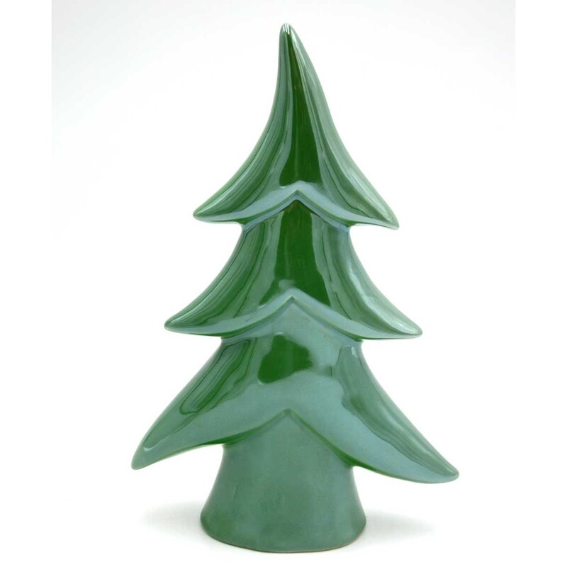 Ziemassvētku rotājums - Ziemassvētku eglīte, zaļa, 8,5x3,5x12,5